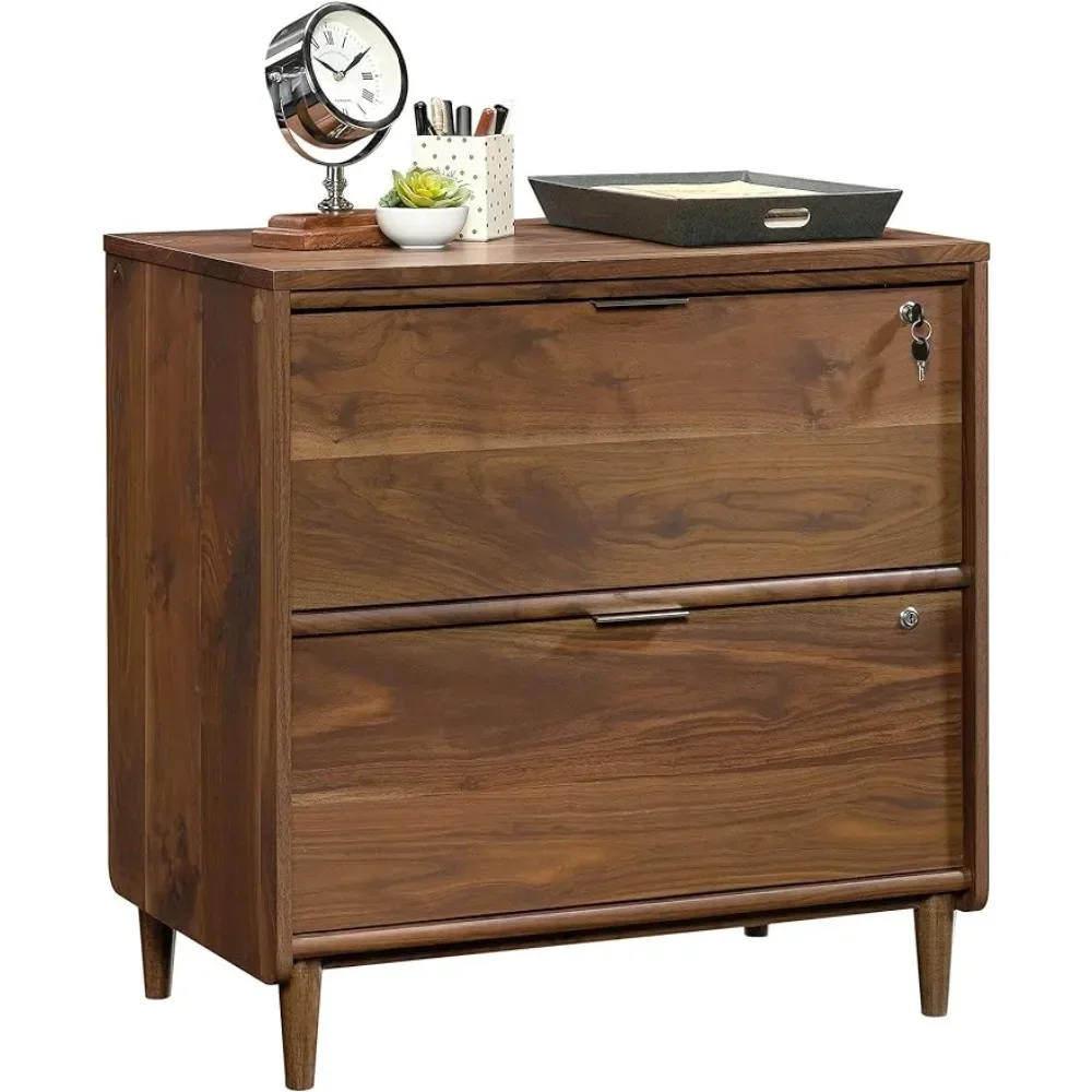 File Cabinet Lateral - ตู้เก็บเอกสารไม้แบบเรียบง่าย รุ่น Grand Walnut Finish 5