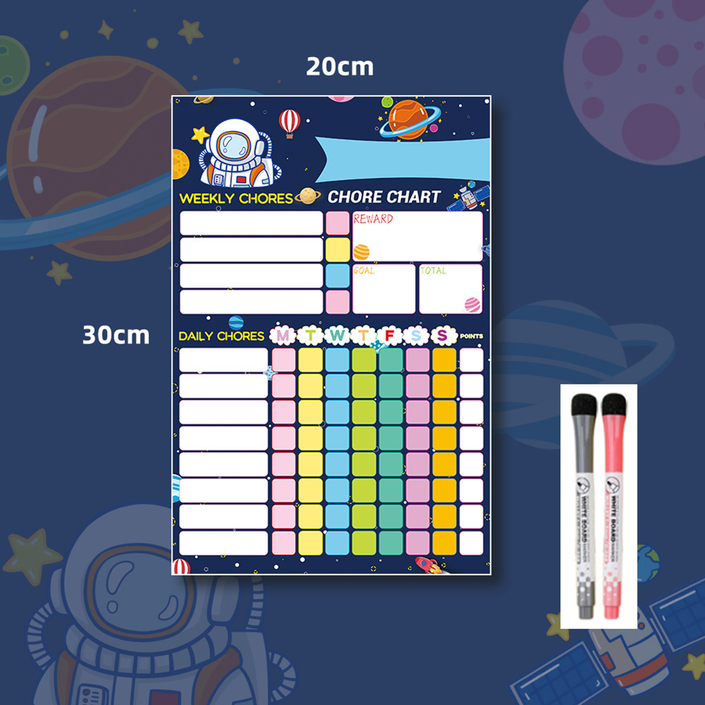 Dry Erase Weekly - จัดระเบียบด้วยเครื่องวางแผนรายสัปดาห์แบบแม่เหล็ก พื้นผิวแบบลบแบบแห้งระดับพรีเมียม การสํารองด้วยแม่เหล็กอย่างเต็มที่เพื่อการวางตําแหน่งที่ปลอดภัยบนตู้เย็น