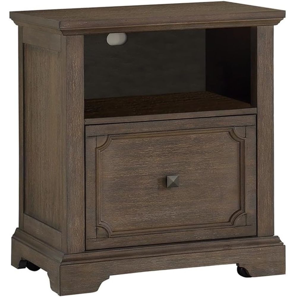 ตู้เก็บเอกสารโบราณสีเทาพร้อมล้ - File Cabinet Lateral บทวิจารณ์และราคา