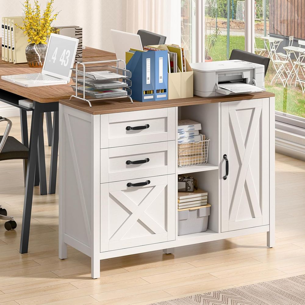 ตู้เก็บเอกสารสีขาวแบบมีล้อเลื่ - File Cabinet Lateral บทวิจารณ์และราคา