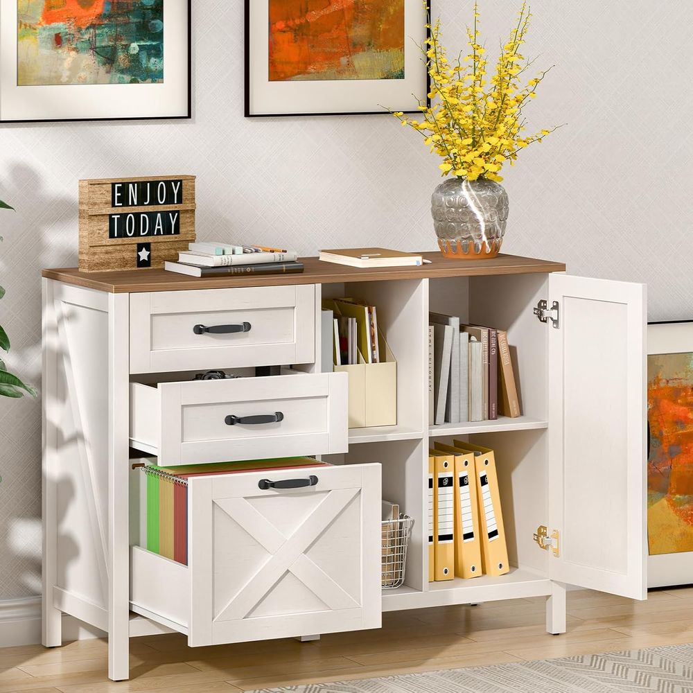 ตู้เก็บเอกสารสีขาวแบบมีล้อเลื่ - File Cabinet Lateral บทวิจารณ์และราคา