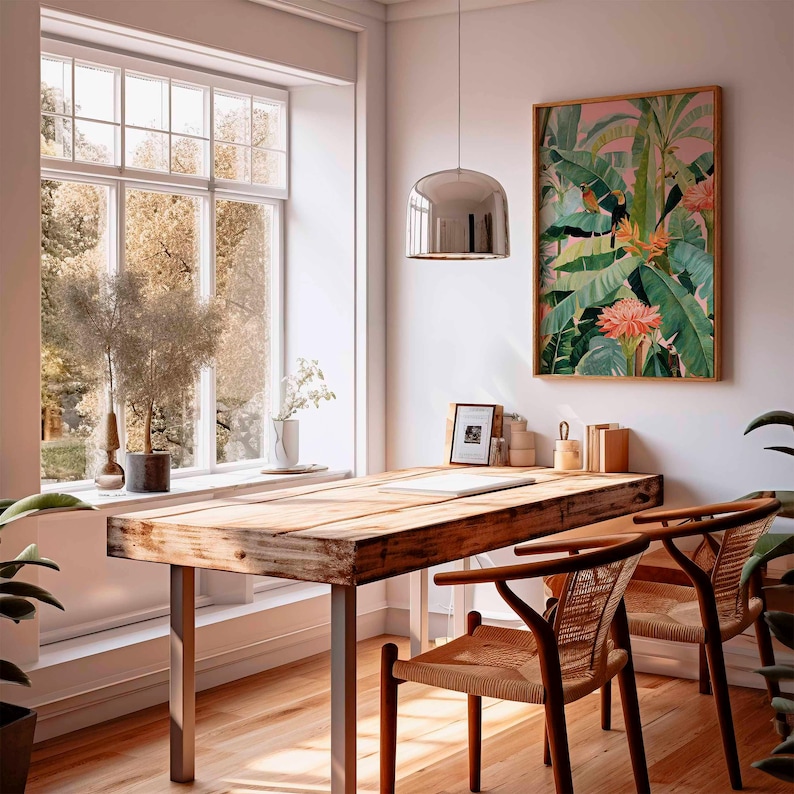 1 ชิ้น โปสเตอร์ผ้าใบลายทรอปิคอ - Office Furniture Warehouse บทวิจารณ์และราคา