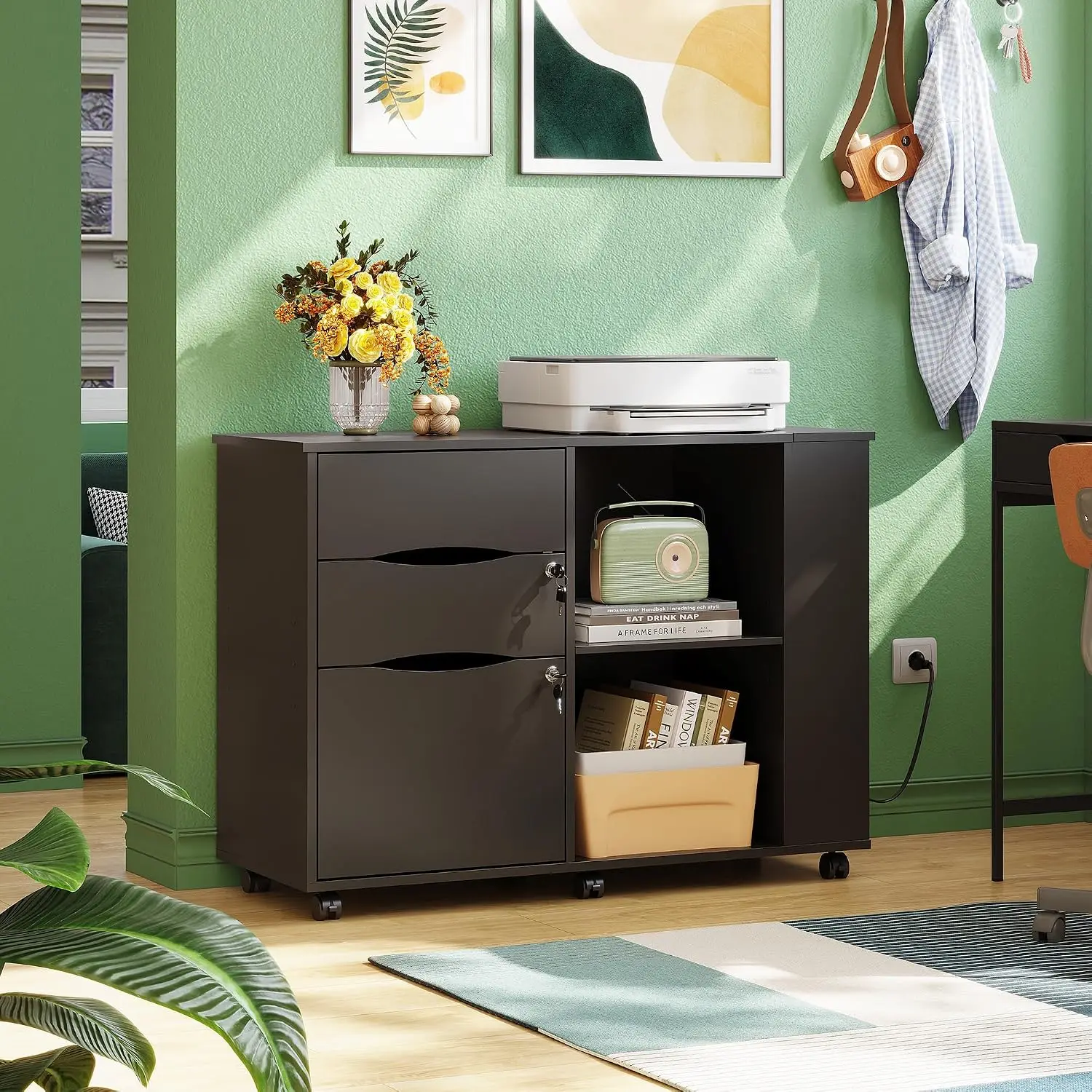 ตู้เก็บเอกสารพร้อมกุญแจล็อค, แ - File Cabinet Lateral บทวิจารณ์และราคา