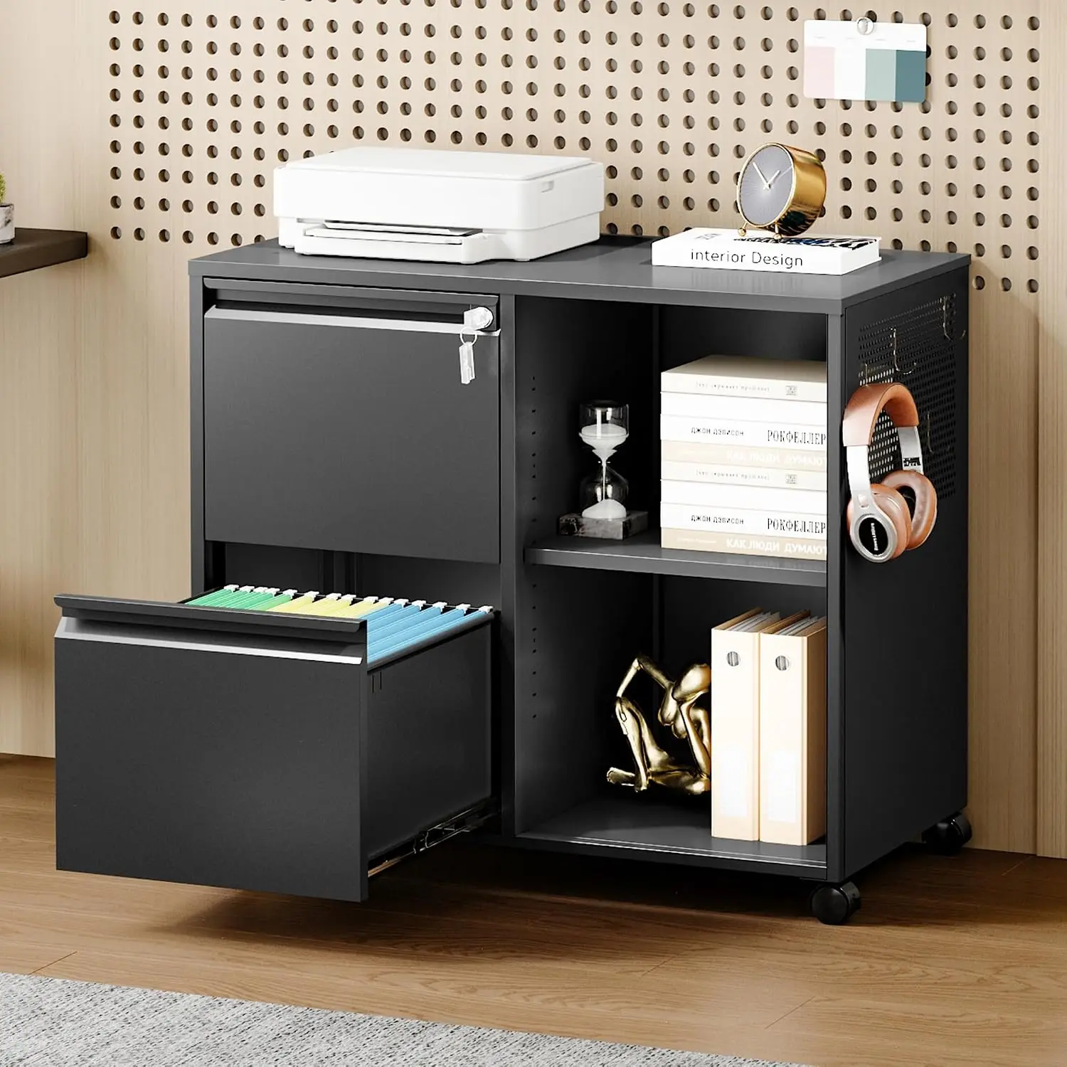 ตู้เก็บเอกสาร BestsellerMobile - File Cabinet Lateral บทวิจารณ์และราคา