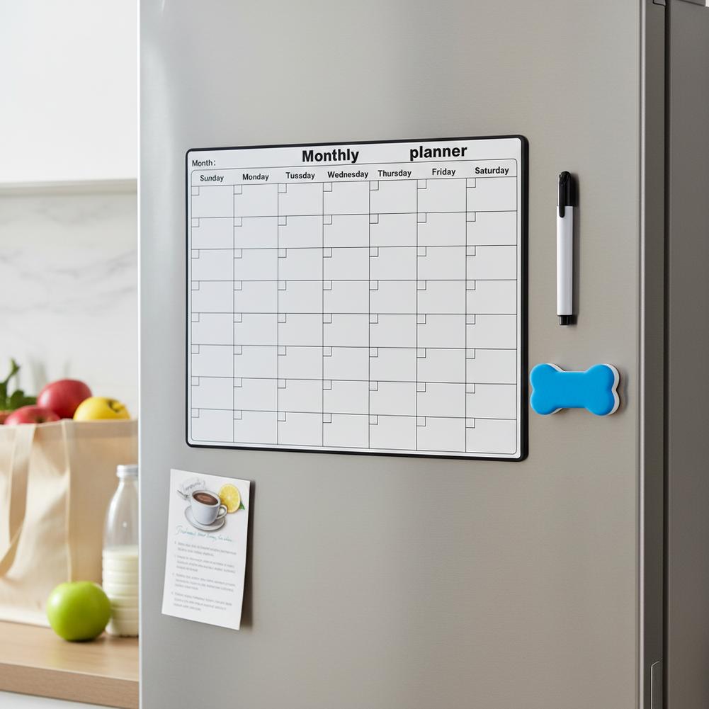ปฏิทินแม่เหล็กติดตู้เย็น กระดา - Dry Erase Weekly บทวิจารณ์และราคา