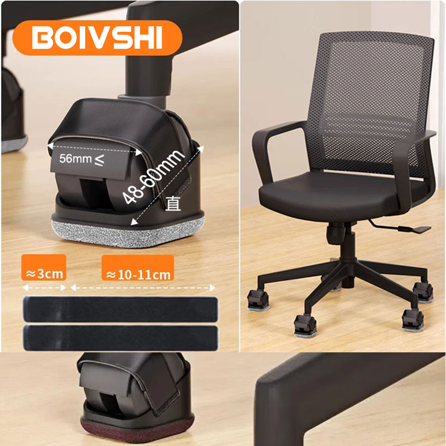 แผ่นรองขาเก้าอี้ 5 ชิ้น แผ่นรอ - Office Furniture Warehouse บทวิจารณ์และราคา
