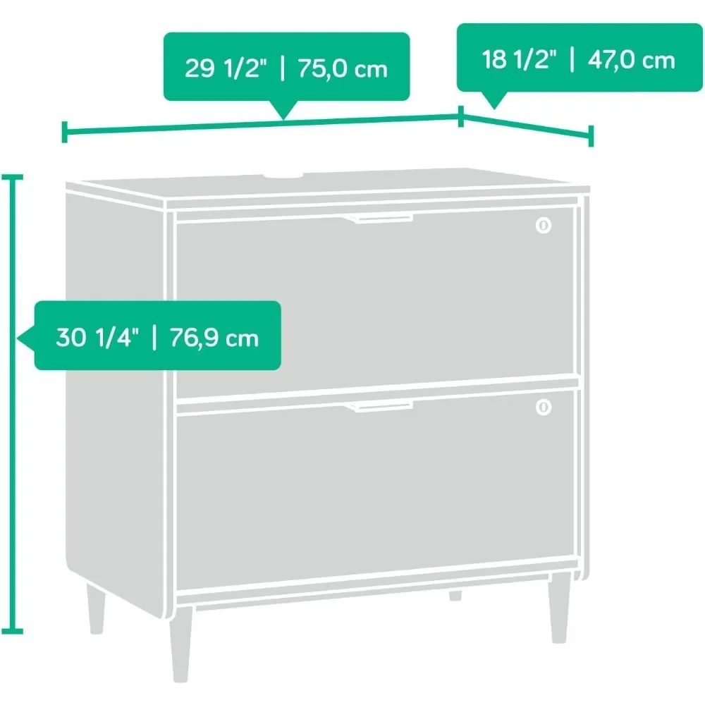 ตู้เก็บเอกสารไม้แบบเรียบง่าย ร - File Cabinet Lateral บทวิจารณ์และราคา