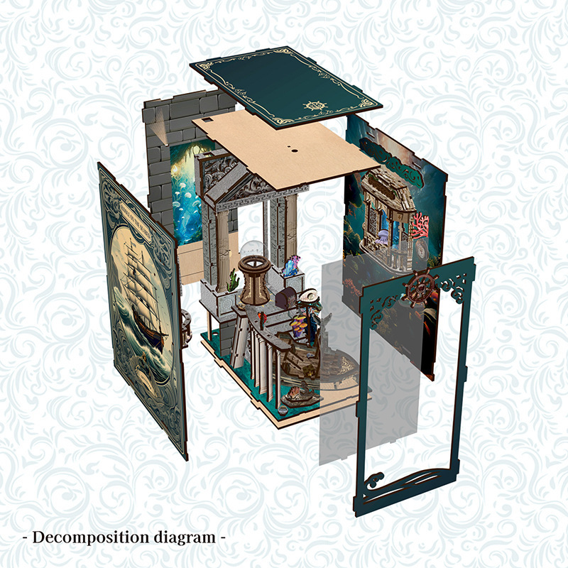 ชุดประกอบโมเดลไม้ 3 มิติ DIY ส - Office Furniture Warehouse บทวิจารณ์และราคา