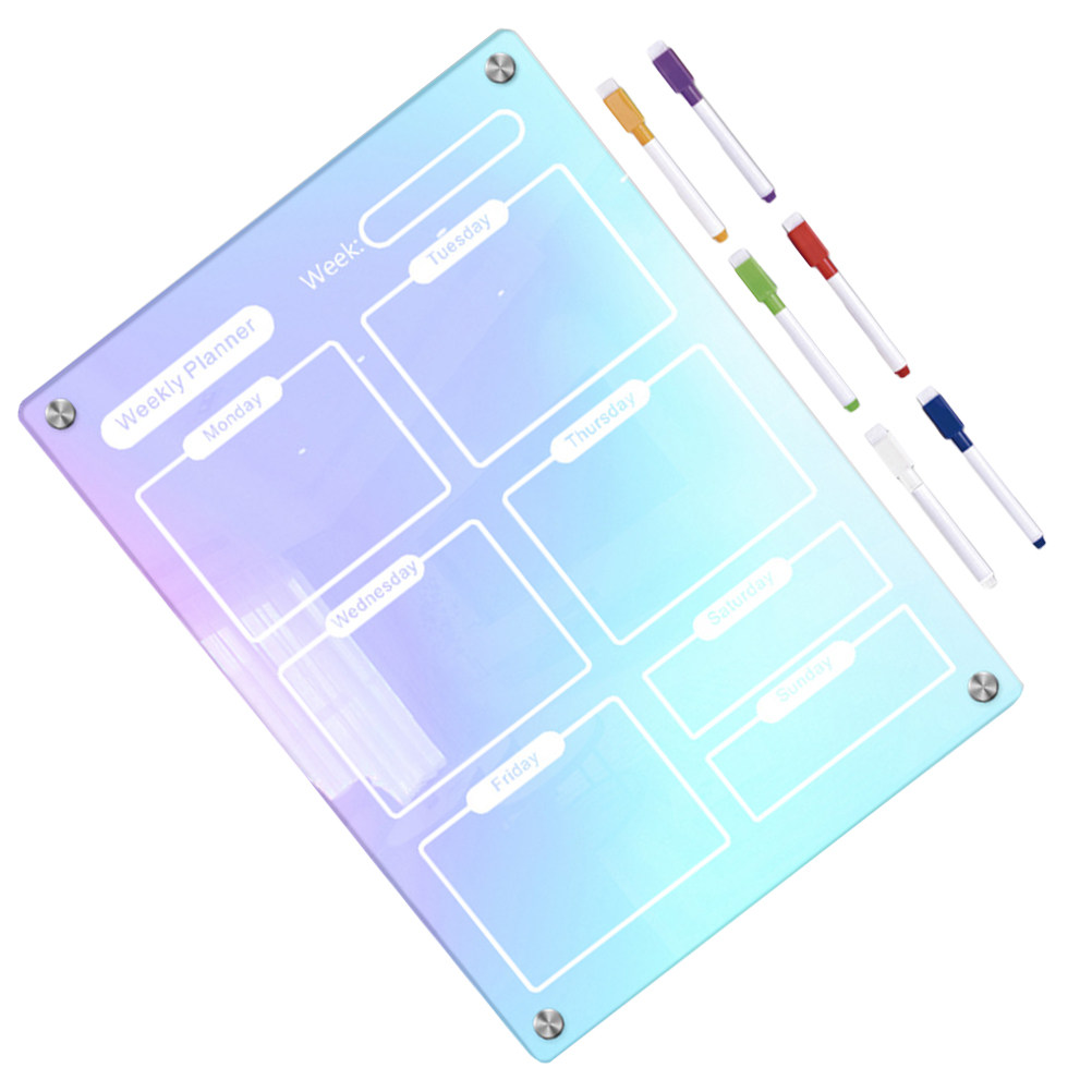1 ชุดกระดานอะคริลิค กระดานข้อค - Dry Erase Weekly บทวิจารณ์และราคา