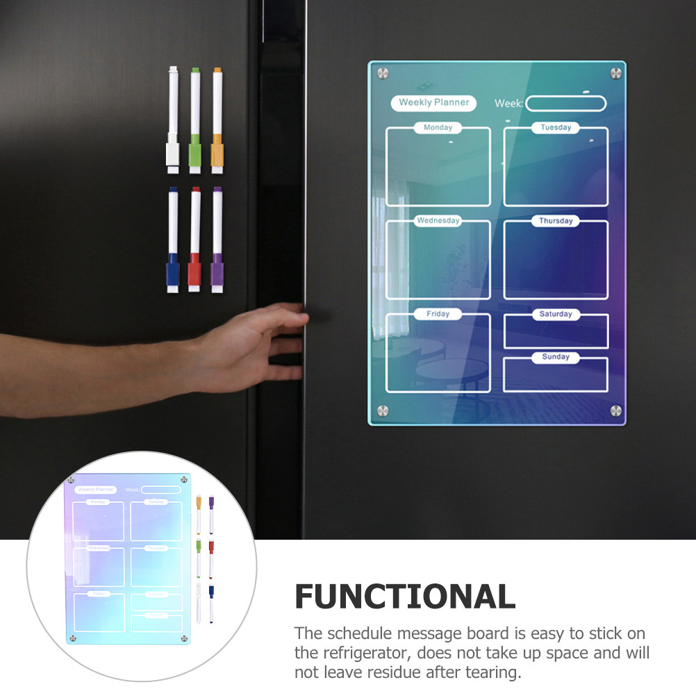 1 ชุดกระดานอะคริลิค กระดานข้อค - Dry Erase Weekly บทวิจารณ์และราคา