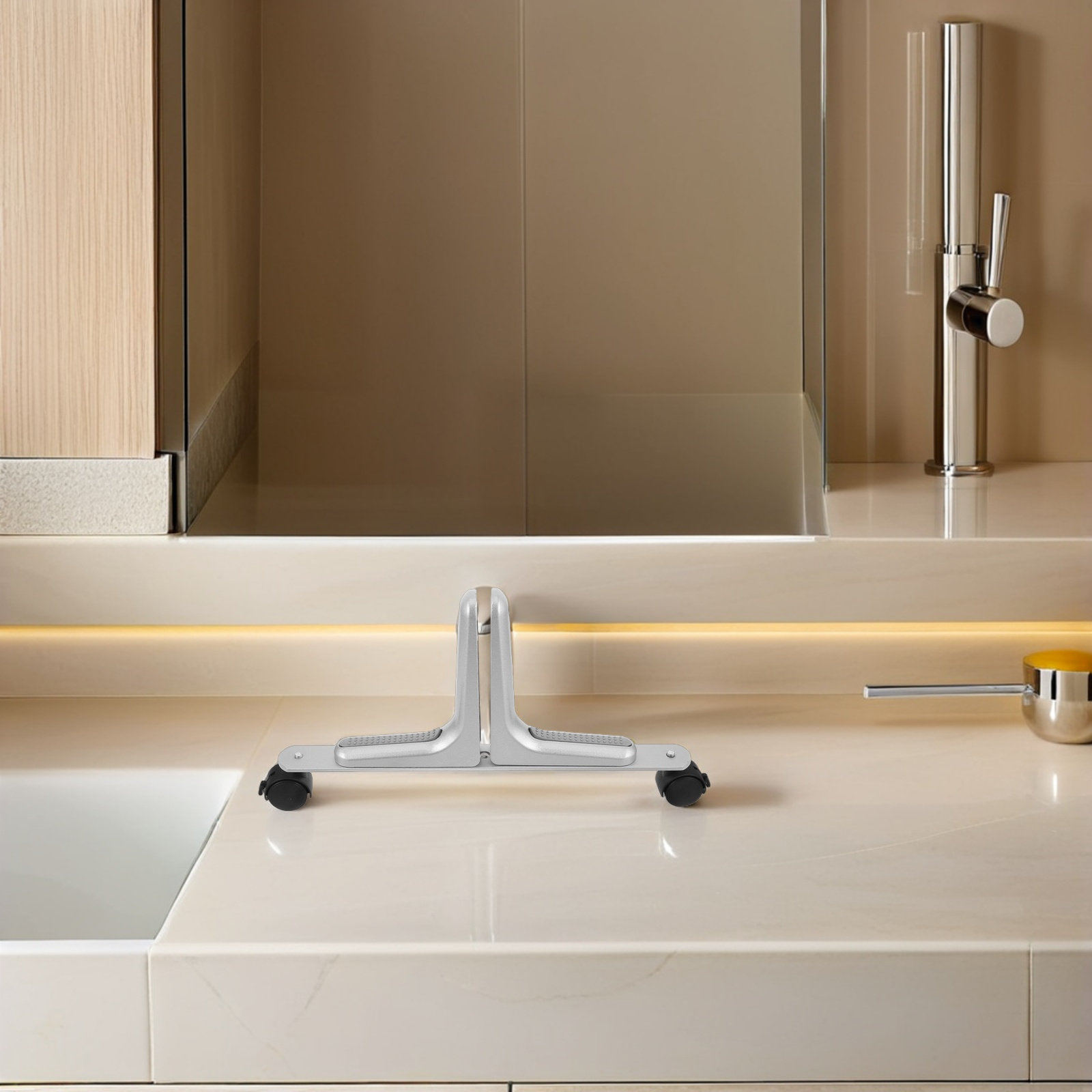 ขาตั้งล้อเลื่อนสีเงินสำหรับฉาก - Partition Screen Divider บทวิจารณ์และราคา