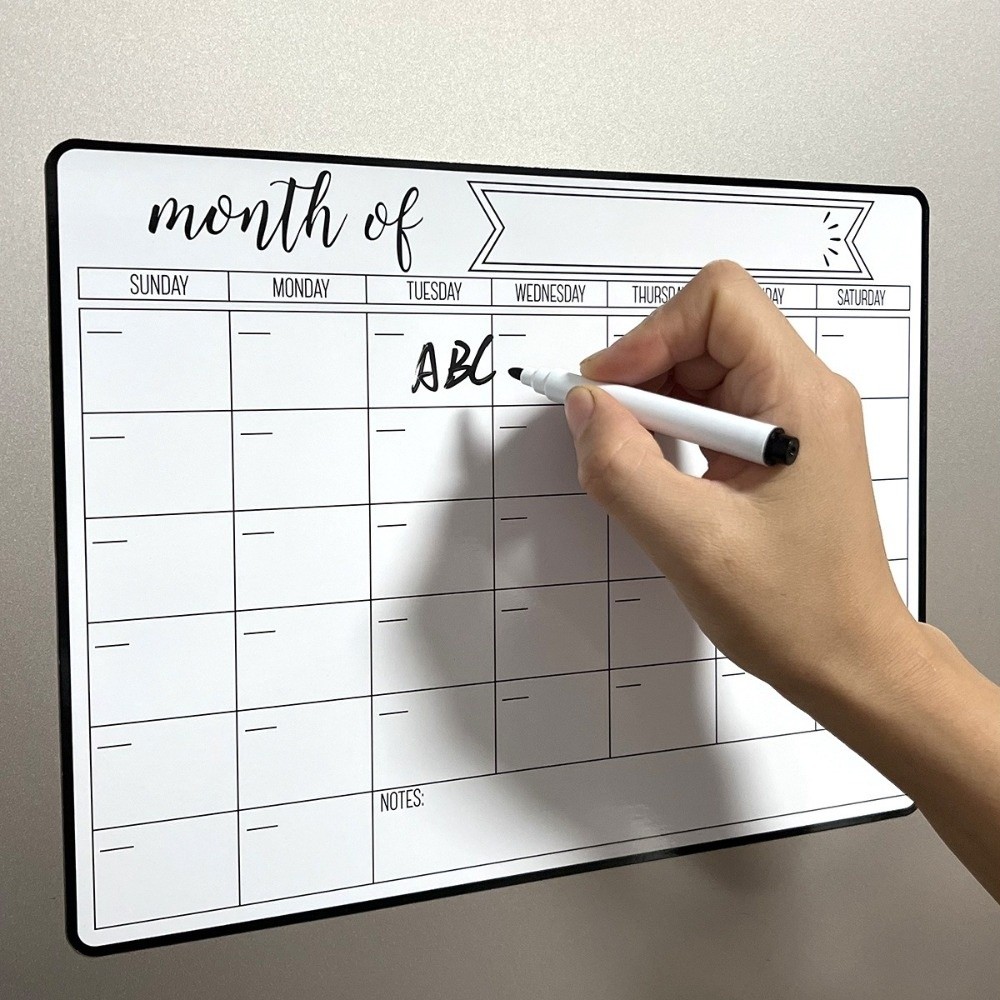 ปฏิทินแม่เหล็กแบบพกพา ลบได้ง่า - Dry Erase Weekly บทวิจารณ์และราคา