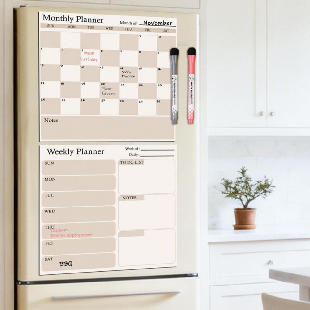 ปฏิทินแม่เหล็กแบบลบได้ ปฏิทินแ - Dry Erase Weekly บทวิจารณ์และราคา