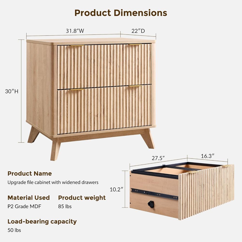 ตู้เก็บเอกสารแบบแขวน 31.8 นิ้ว - File Cabinet Lateral บทวิจารณ์และราคา