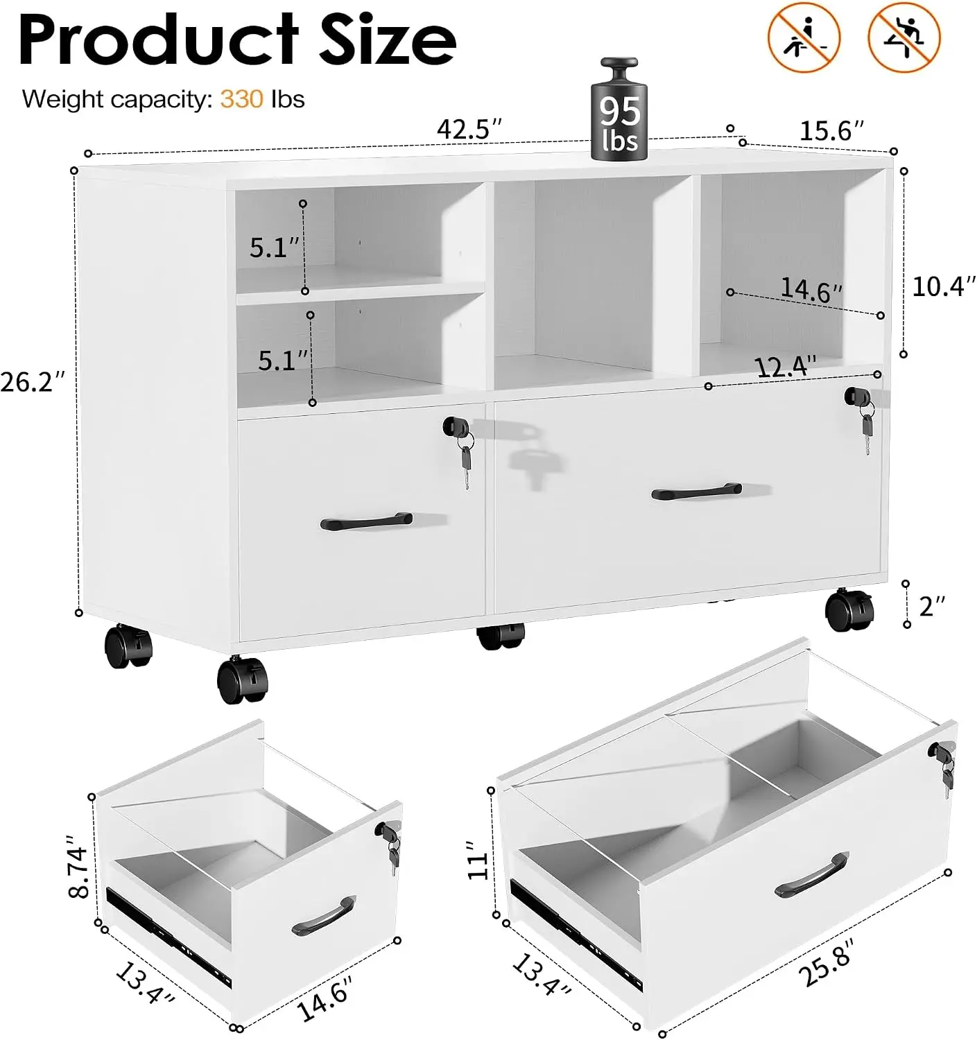 ตู้เก็บเอกสารแบบเคลื่อนที่ 2 ล - File Cabinet Lateral บทวิจารณ์และราคา
