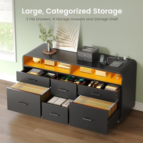 ตู้เก็บเอกสาร 6 ลิ้นชักพร้อมปล - File Cabinet Lateral บทวิจารณ์และราคา