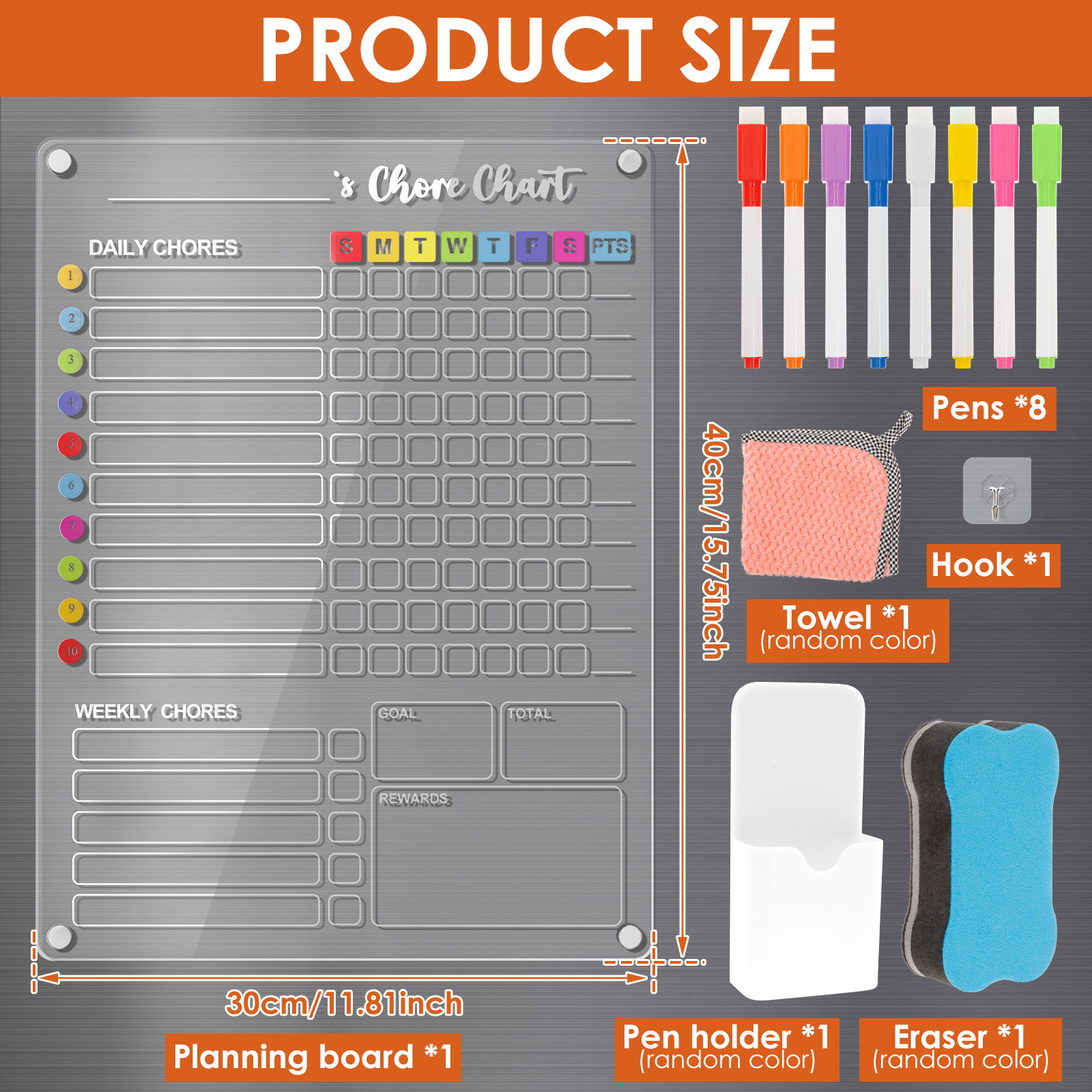 Magnetic Dry Erase Board Weekl - Dry Erase Weekly บทวิจารณ์และราคา