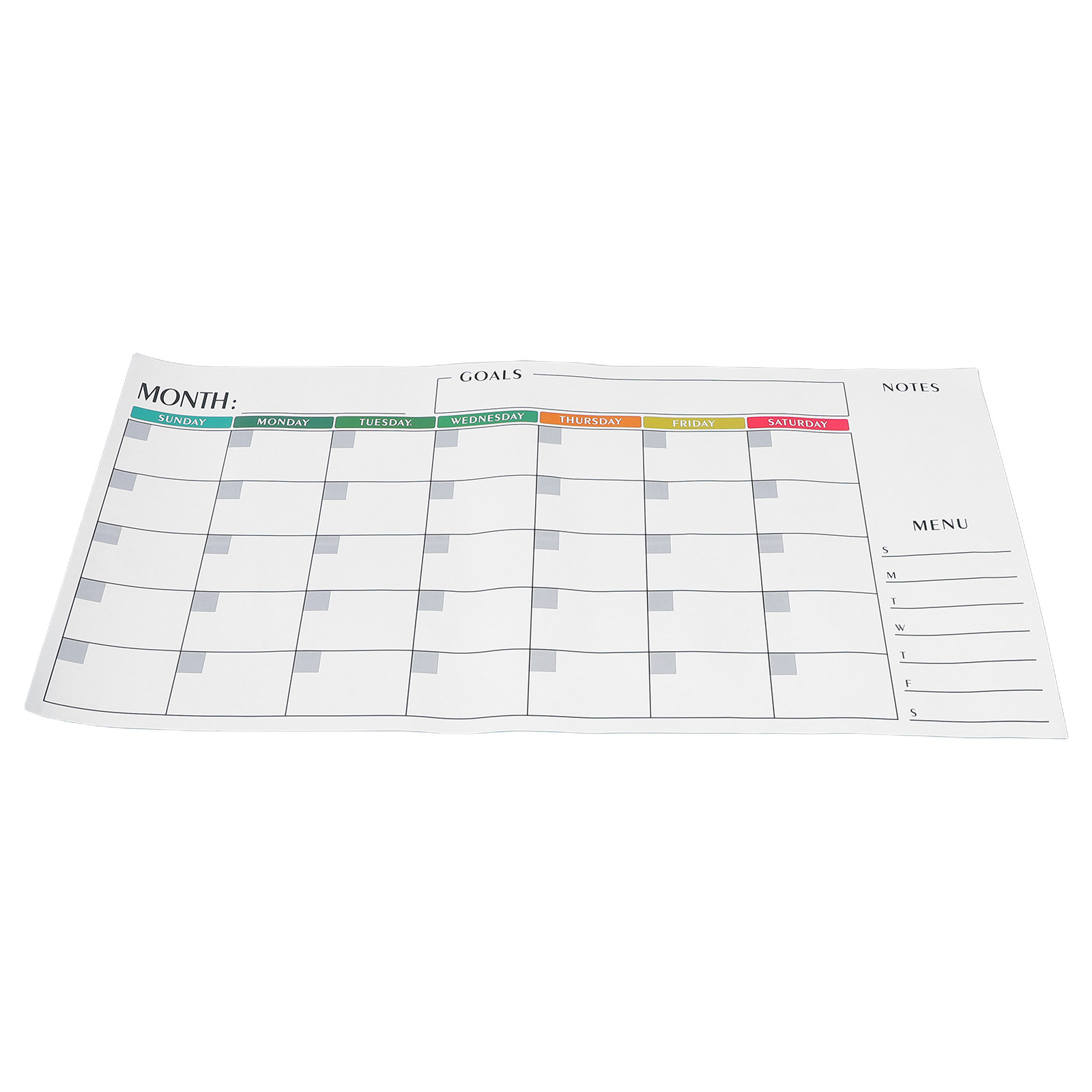 ปฏิทินติดผนังแบบมินิมอล กระดาน - Dry Erase Weekly บทวิจารณ์และราคา
