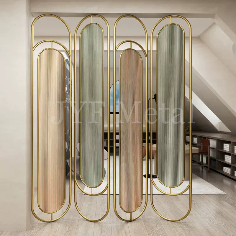 ฉากกั้นห้องสเตนเลสสตีลตกแต่งร้ - Partition Screen Divider บทวิจารณ์และราคา