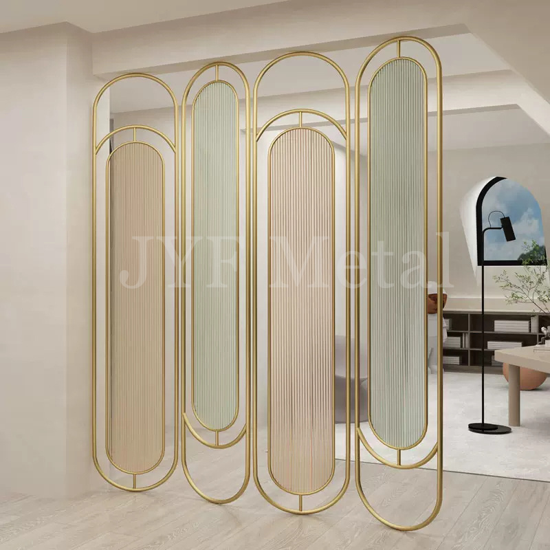 ฉากกั้นห้องสเตนเลสสตีลตกแต่งร้ - Partition Screen Divider บทวิจารณ์และราคา