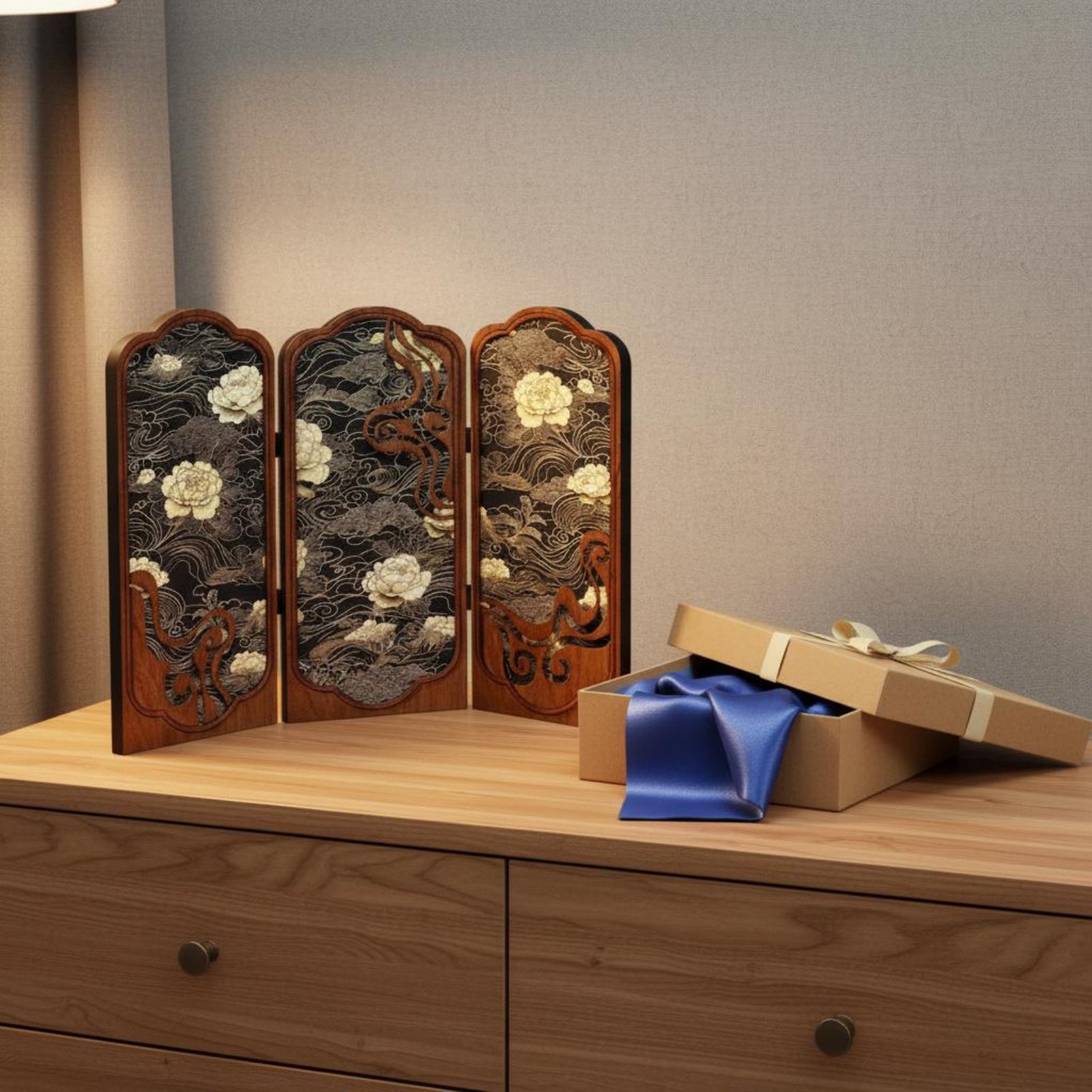 ฉากกั้นห้องสไตล์จีน ดีไซน์ย้อน - Partition Screen Divider บทวิจารณ์และราคา