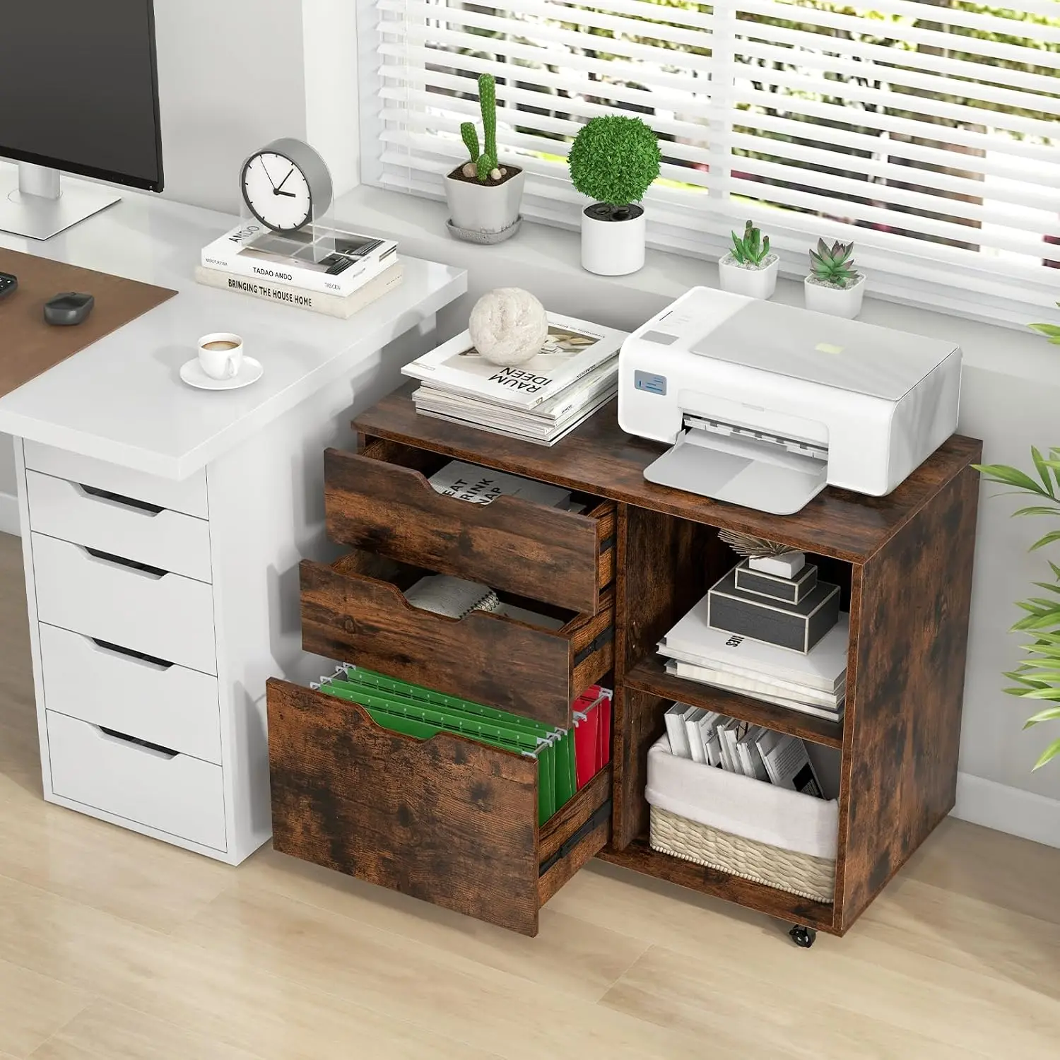 ตู้เก็บเอกสาร 3 ลิ้นชัก, ตู้วา - File Cabinet Lateral บทวิจารณ์และราคา