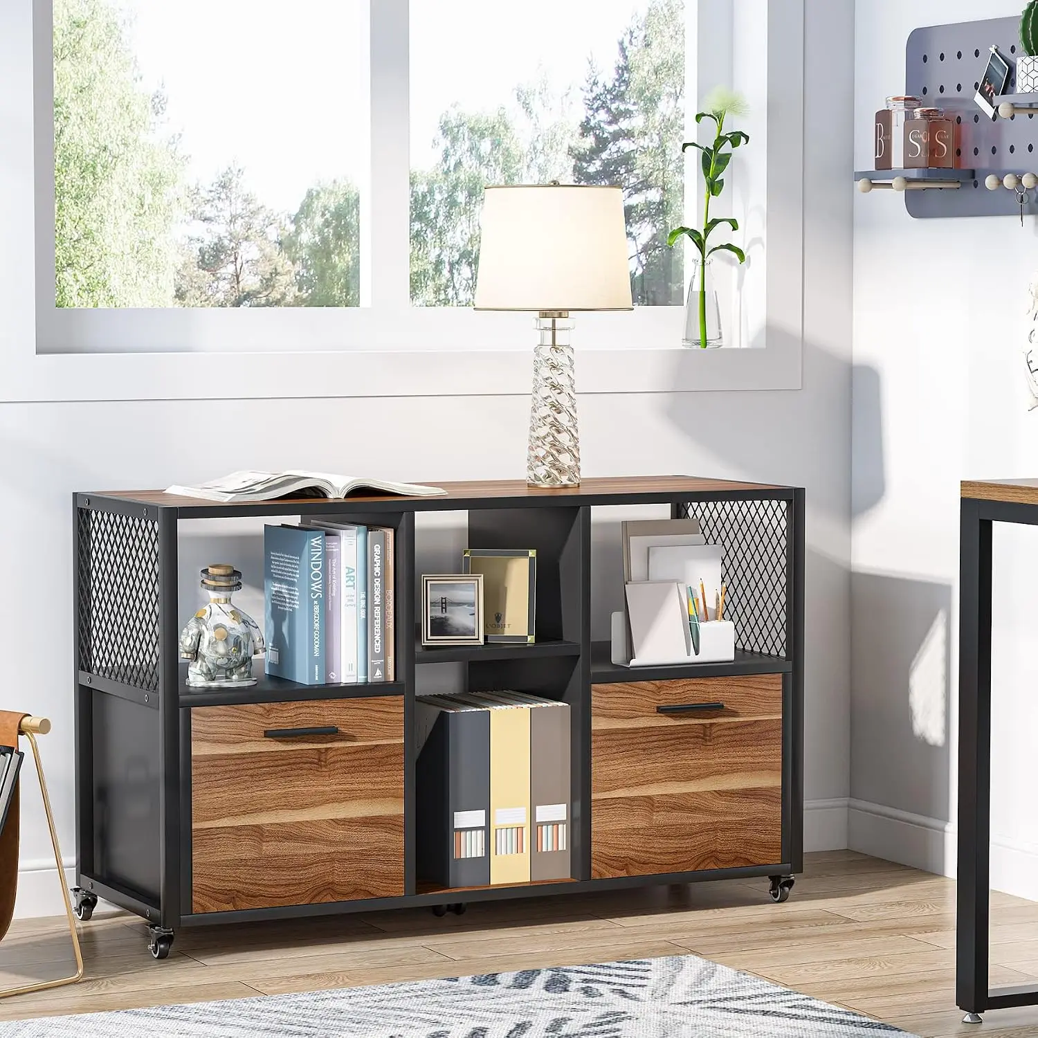 ตู้เก็บเอกสารไม้แบบ 2 ลิ้นชัก, - File Cabinet Lateral บทวิจารณ์และราคา