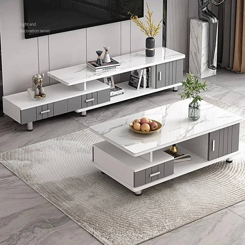 โต๊ะวางทีวีแบบมีลิ้นชักตรงกลาง - Office Furniture Center บทวิจารณ์และราคา