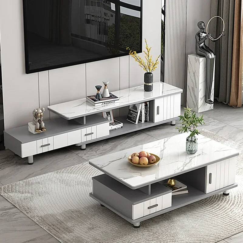 โต๊ะวางทีวีแบบมีลิ้นชักตรงกลาง - Office Furniture Center บทวิจารณ์และราคา